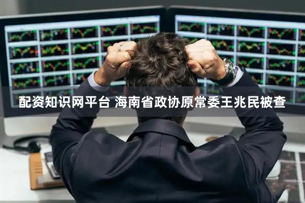配资知识网平台 海南省政协原常委王兆民被查