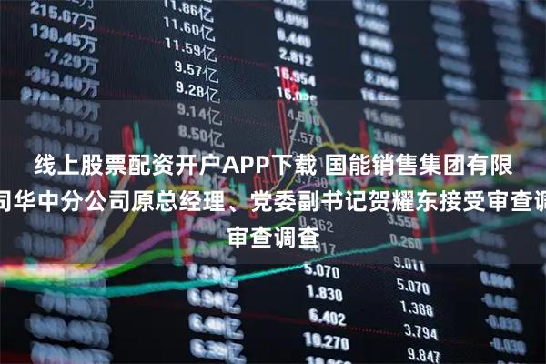 线上股票配资开户APP下载 国能销售集团有限公司华中分公司原总经理、党委副书记贺耀东接受审查调查